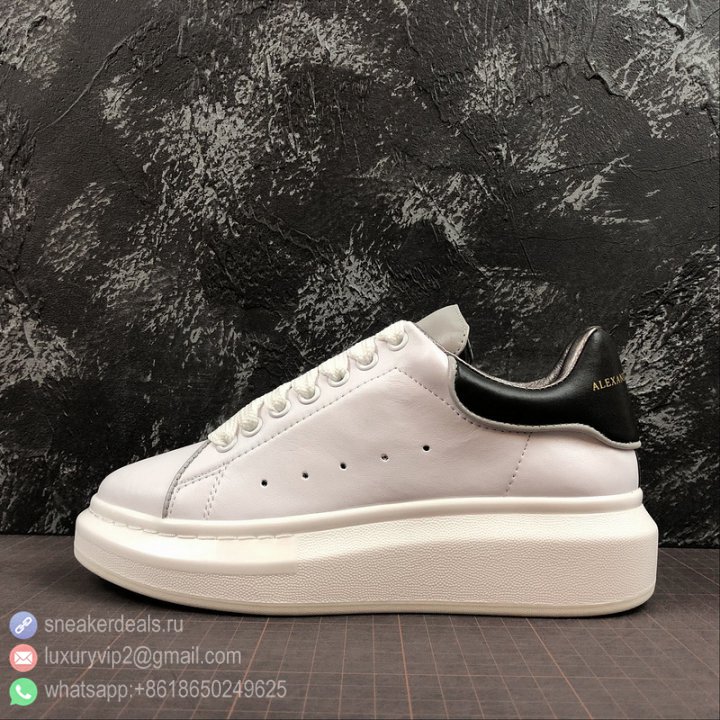 Alexander McQueen Sole Unisex Sneakers 37681 3M Black Leather